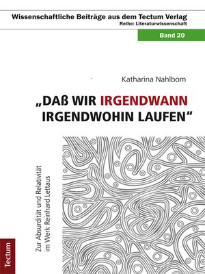 cover image of "Daß wir irgendwann irgendwohin laufen"